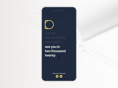 See you soon 2020 2020 trend aveiro daily ui dailyui daniel elvas freelancer graphic designer grid layout minimalism minimalist mobile mobile app mobile app design mobile design mobile ui ui designer ui ux