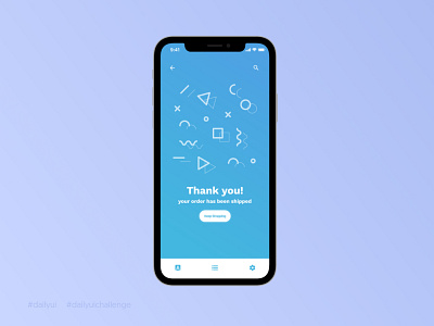 Daily UI #077 - Thank You