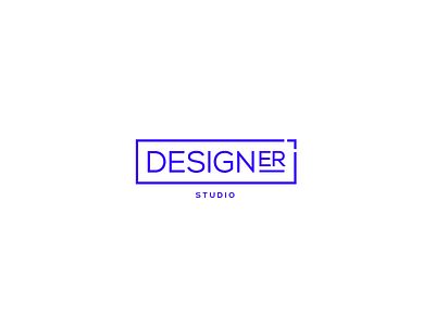 Designer Studio Logo branding design identity lettering logo logo design logotype mark minimal modern simple studio