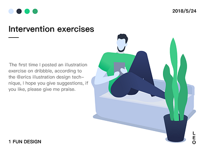 Itervention exercises illstration