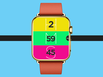 Daily UI challenge #014 Countdown apple apple watch countdown dailyui design interface timer ui ux watch