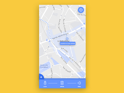 Daily UI #020 Location Tracker