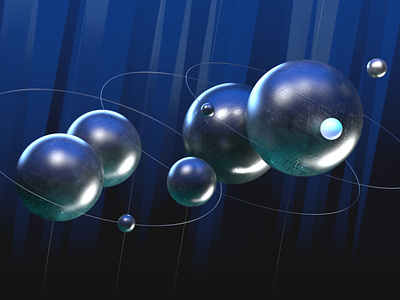 spheres 3d illustration