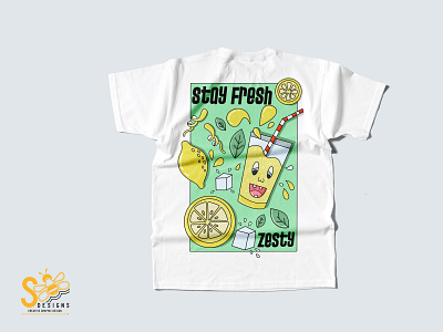 Stay Fresh t-shirt design design graphic design illustration summer t shirt typography