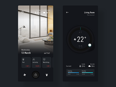 iOT mobile inspiration iot ui uidesign uidesigner uiux