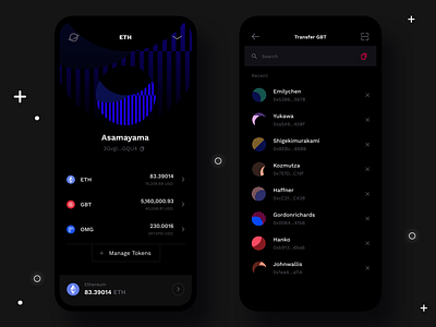 Crypto Wallet 2019 app branding crypto wallet cryptocurrency design inspiration mobile planet ui uidesign uiux universe ux