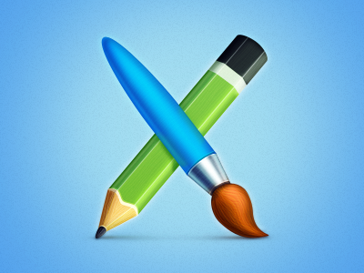 Pen and Brush Icon