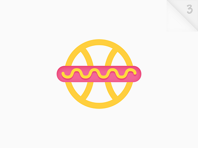 3 hot (dogs) invites. dribbble hot dogs invites