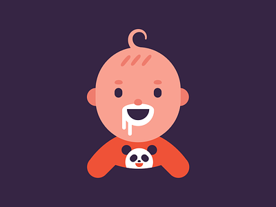Beginner baby illustration kid panda
