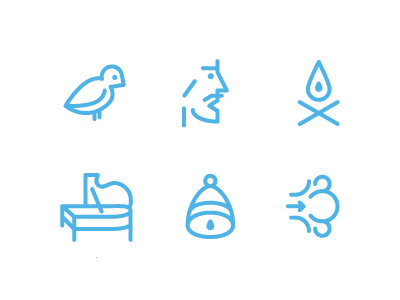 ZenTunes app Icons icons lines