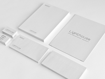 Stationery for Lighthouse Photographers Agency art branding design direction graphic