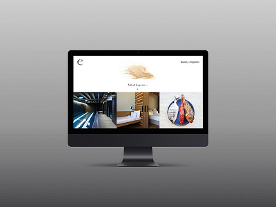 Hostal Spa Empúries website design art artdirection book branding design hotel luxury ui ux website