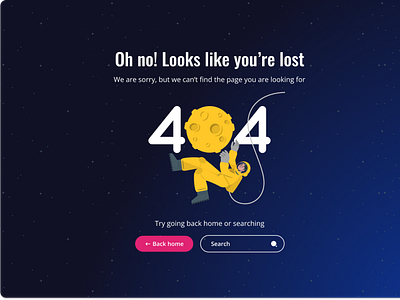 Daily UI • 008 • 404 page