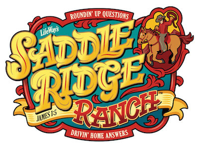 Saddle Ridge Ranch handlettering logo