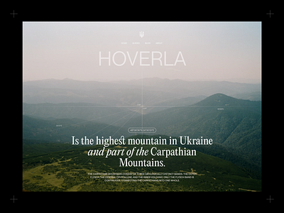 HOVERLA background composition design graphic design minimal minimalism typography ui visual design web web design