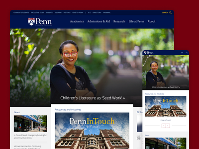 University of Pennsylvania - Website Redesign