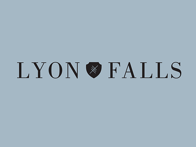 Kate Miss Lyon Falls branding crest logo portland