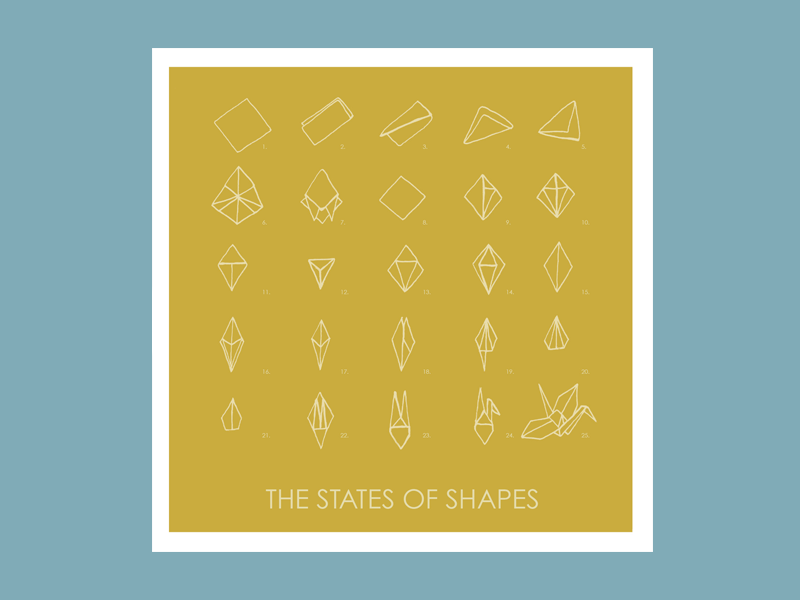 The States of Shapes music illustration cd album