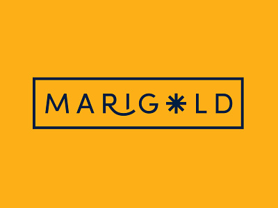 Marigold branding logo logotype