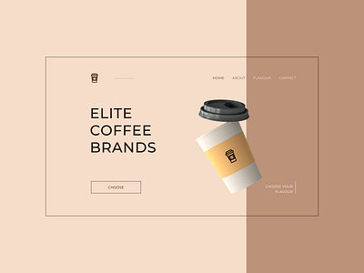 Design for a coffee shop animation app branding design figma graphic design illustration logo ui ux vector