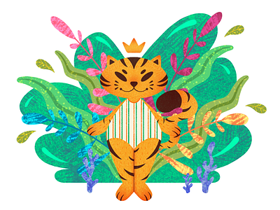 AÑO DEL TIGRE chinese cute illustration kawaii new year tiger year of the tiger