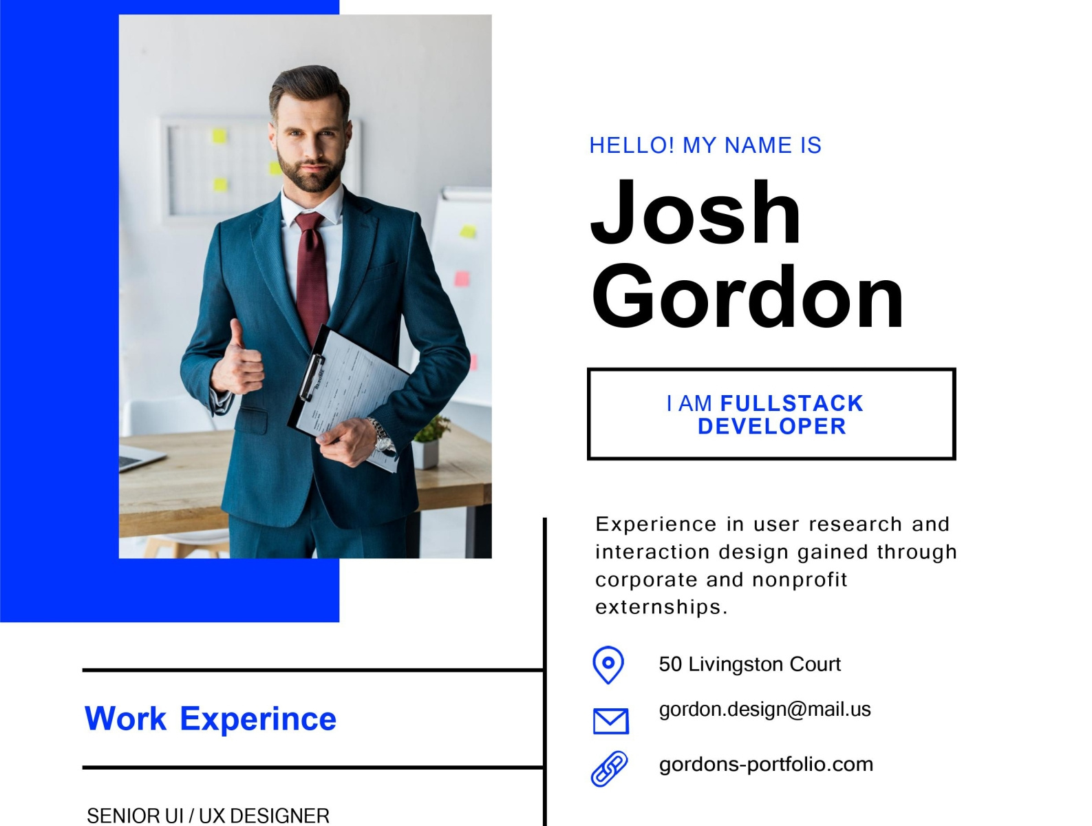 Professional Resume with modern design by Anandhu Prakash on Dribbble