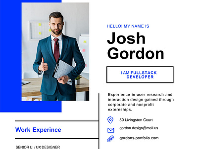 Professional Resume with modern design cv design graphic design illustration resume