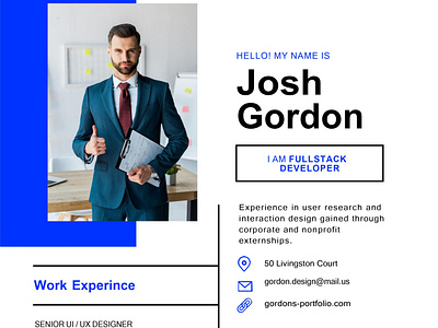 Professional Resume with modern design