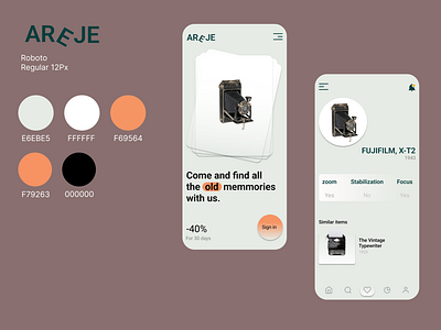 Case study :UI UX design for old materials selling app app branding design typography ui ux