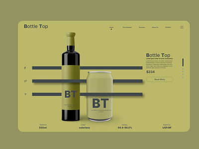 Case Study UI UX design for Alcohol selling page