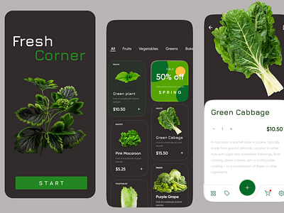 Case Study: a mobile app design for Fresh Corner