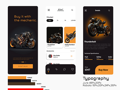 Case Study: Motorcycle shop Mobile app