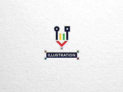 Illustration icon brand icon illustration logo