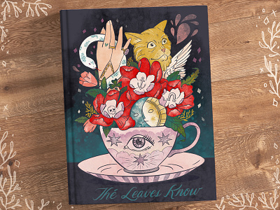 Thé Leaves Know illustration journal surface design tea tea cup