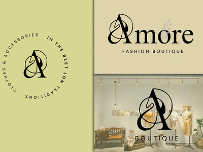 A monogram boutique logo