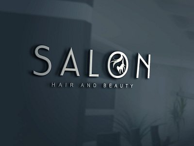 Modern salon logo template design beauty branding creative illustration logo salon spa vector