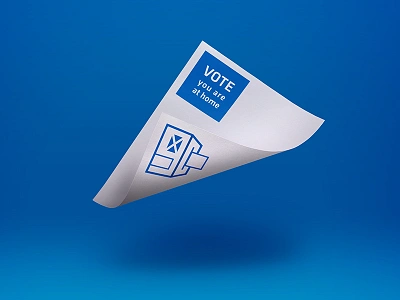 VOTE.You are at home branding campaign referendum scotland vote