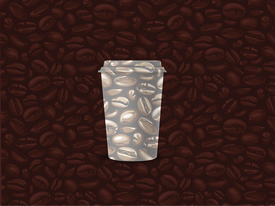 Coffee branding design mockup pattern ui ui elements vector