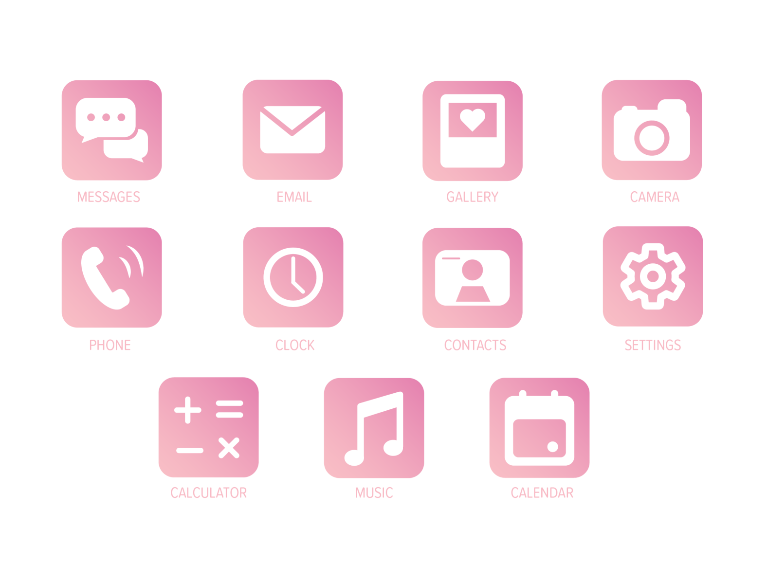 Phone App Icons By Sharifa Reynolds On Dribbble