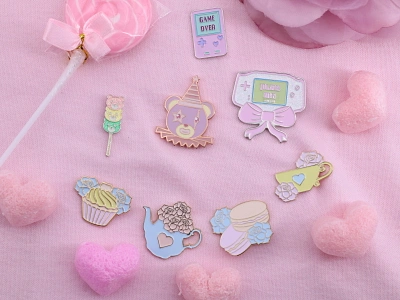 Sweet Bitz Enamel Pins enamel pin enamelpin flair pin design pin game product