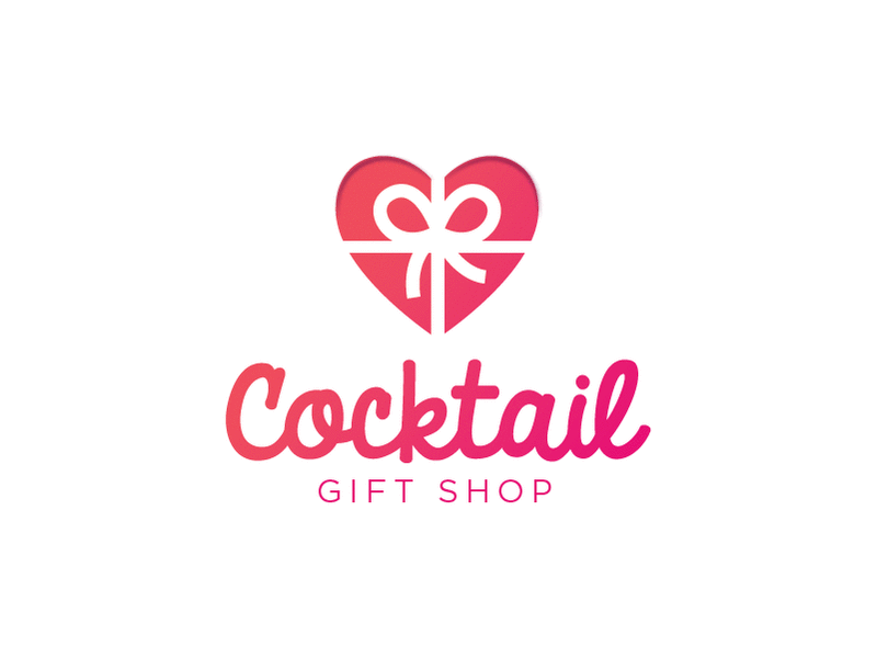 Cocktail animation concept design gif gift gradient logo shop