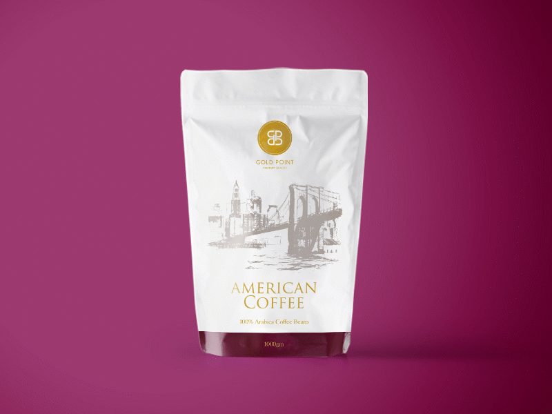 Gold Point Coffee coffee colors countries design high end monuments packaging