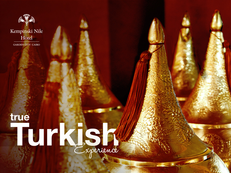 Kempinski Social Media advertising concept typography copper style turkish post graphic design digital