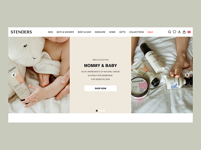 Case study beauty beauty brand e commerce hero page landing page online shop wellness