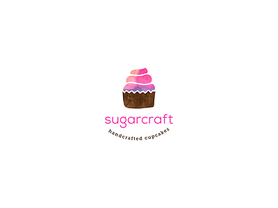 02 | Daily Logo Series bakery branding clean cupcake daily flat icon illustration logo logotype minimal simple