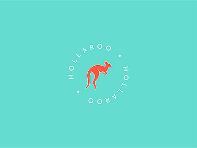14 | Daily Logo Challenge branding clean colorful daily flat icon illustration kangaroo logo logotype minimal simple