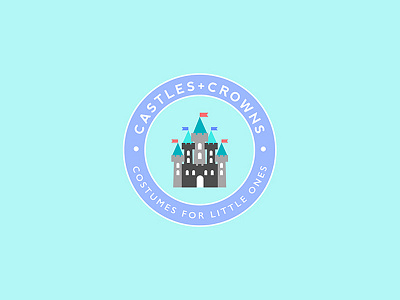 34 | Daily Logo Challenge branding castle clean daily fairytale flat icon illustration kids logo logotype simple