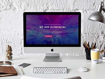 Elemental Design - We Are Elemental alchemy branding clean daily elemental flat geometry logo logotype magic minimal simple