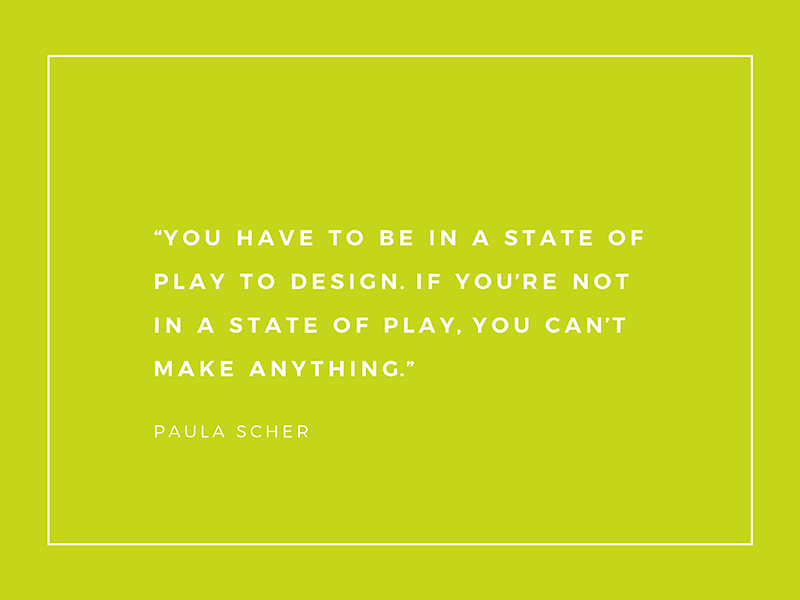 I be playin’ 🎨🍺 💁🏻‍♀️ colorful creative quotes design design quotes designer gif maker nashville nashville design paula scher play quote quotes