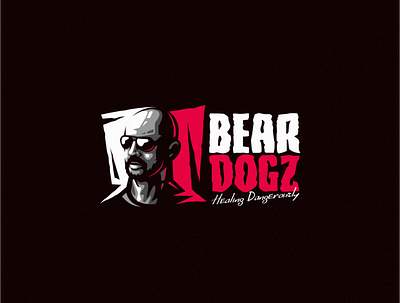 Bear Dogz angry brand character e sport esport esports illustration logo mascot sport